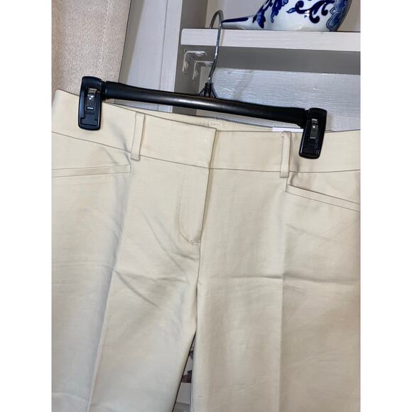 LOFT NWT The Riviera Pant size 4 Cropped Nude Tan Cream New Pants - Picture 5 of 11